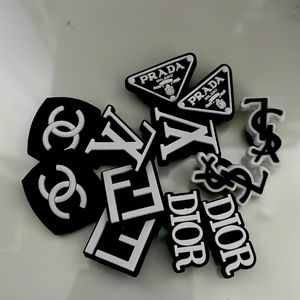 Designer inspired Croc Charms